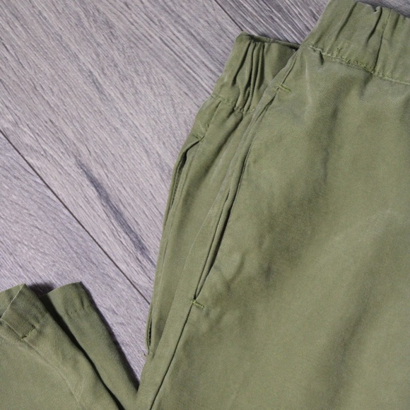 0290-Splash Olive Green Pants | Size 10 - Picture 8 of 8